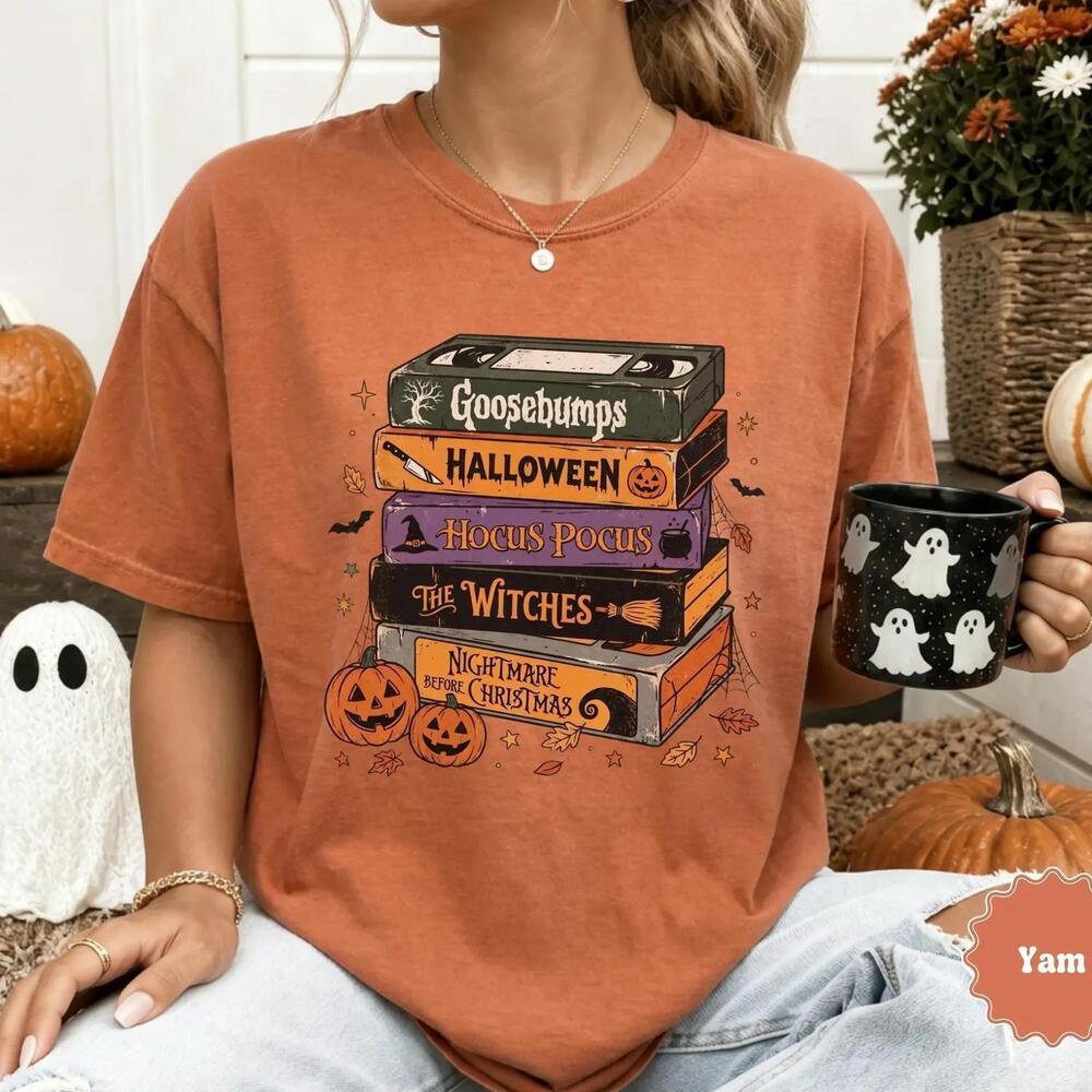 Halloween VHS Retro Spooky Season Scary Movie T Shirt